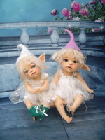 Nadel gefilzte Elfen Puppen  Elfen Kind Aili (21 c...